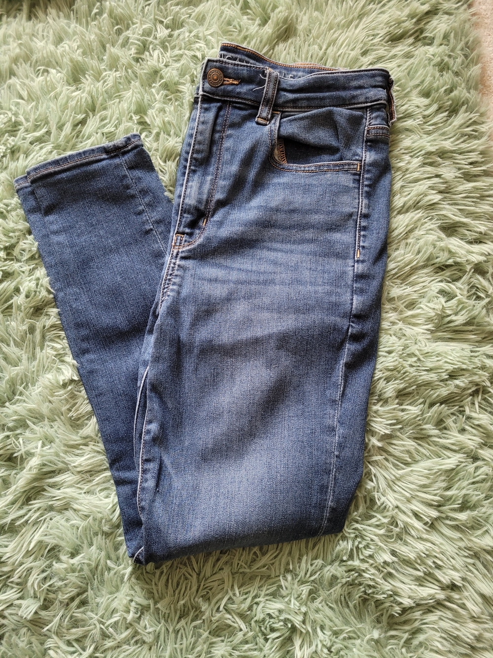 American Eagle Outfitters Women's Dark Blue Jeggings